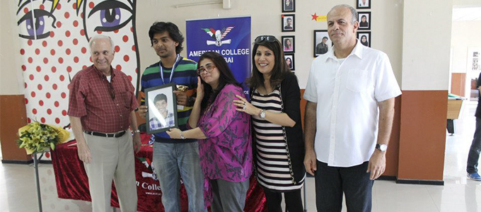 ACD gives Award to the Student of the Semester