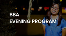 ACD BBA Evening Program